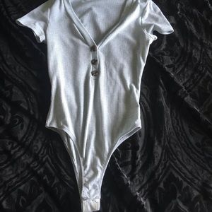 Cute little grey body suit